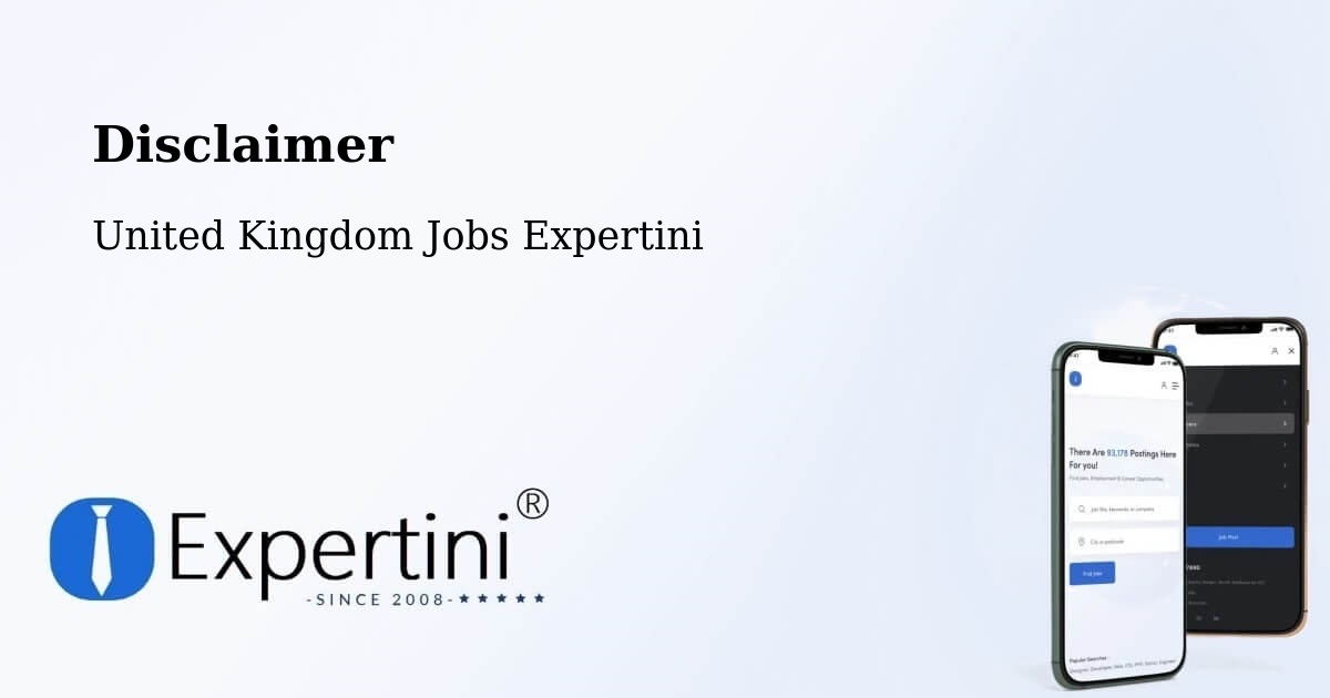 Disclaimer – Send - United Kingdom Jobs Expertini