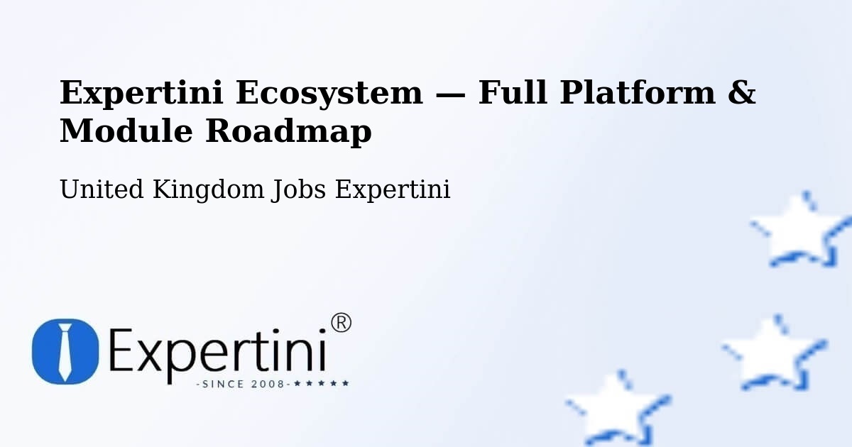 Expertini Ecosystem — Full Platform & Module Roadmap – Send
